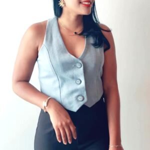 CHALECO CRUZADO EN ESPALDA